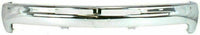 AUTOS PARTS PLUS Front Bumper Chrome Steel With Brackets + Upper Cover Textured + Lower Valance Direct Replacement Compatible With 2001-2002 Chevrolet Silverado 2500HD 3500 GM1051106 GM1092167