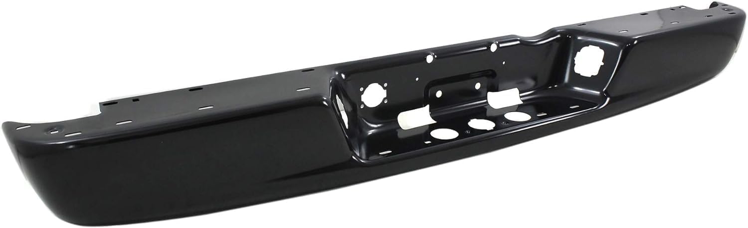 Rear Bumper Face Bar Primed Steel Without Mounting Bracket Direct Replacement Compatible With 2002-2008 Dodge Ram 1500/2003-2009 2500 3500 CH1102352 5073625AE