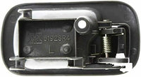 Front Or Rear Interior Door Handle Gray Plastic Left Driver Side Direct Replacement Compatible with 1992-1995 Honda Civic HO1352112 72160SR4A02ZA