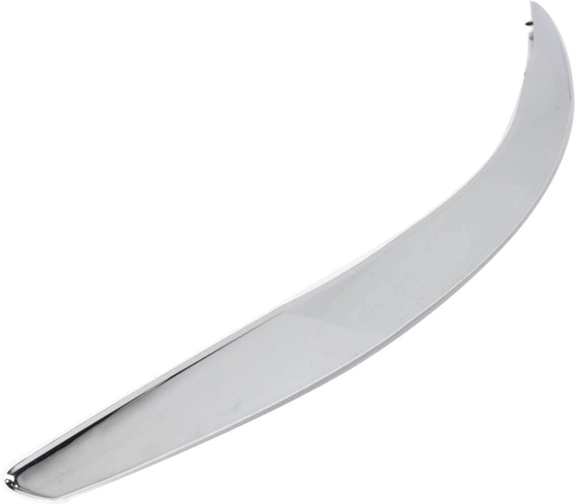 AUTOS PARTS PLUS Front Hood Molding Assembly Chrome Direct Replacement Compatible With 2011-2013 Hyundai Sonata HY1235101 863553S101