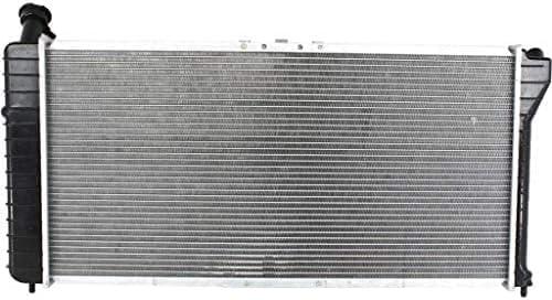 Front Radiator Aluminum Core Direct Replacement Compatible With 1997-2003 Pontiac Grand Prix/Chevrolet Venture/Oldsmobile Intrigue GM3010106 89018557