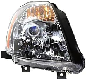 Set Of 2 Front Headlight Lens And Housing Right Passenger & Left Driver Side Direct Replacement Compatible With 2003-2005 Nissan 350Z 26010CD027-PFM 26060CD027-PFM