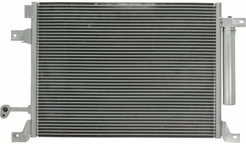 Front AC Condenser Aluminum Core Direct Replacement Compatible With 2010-2014 Ford Mustang FO3030225 AR3Z19712A