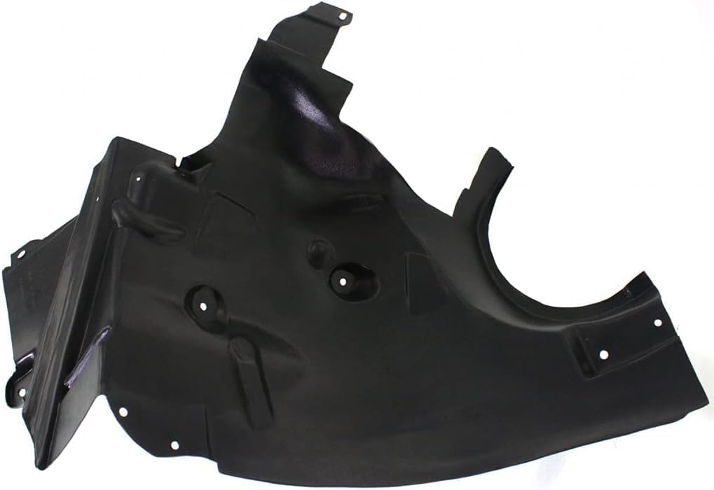 Front Fender Liner Rear Section Left Driver Side Direct Replacement Compatible With 2003-2009 Mercedes Benz CLK-Class MB1248138 2098840722