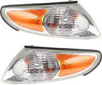 Set Of 2 Front Corner Light Assembly Left Driver & Right Passenger Side Direct Replacement Compatible With 2002-2003 Toyota Solara TO2521166 TO2520166 81510AA030 81520AA030