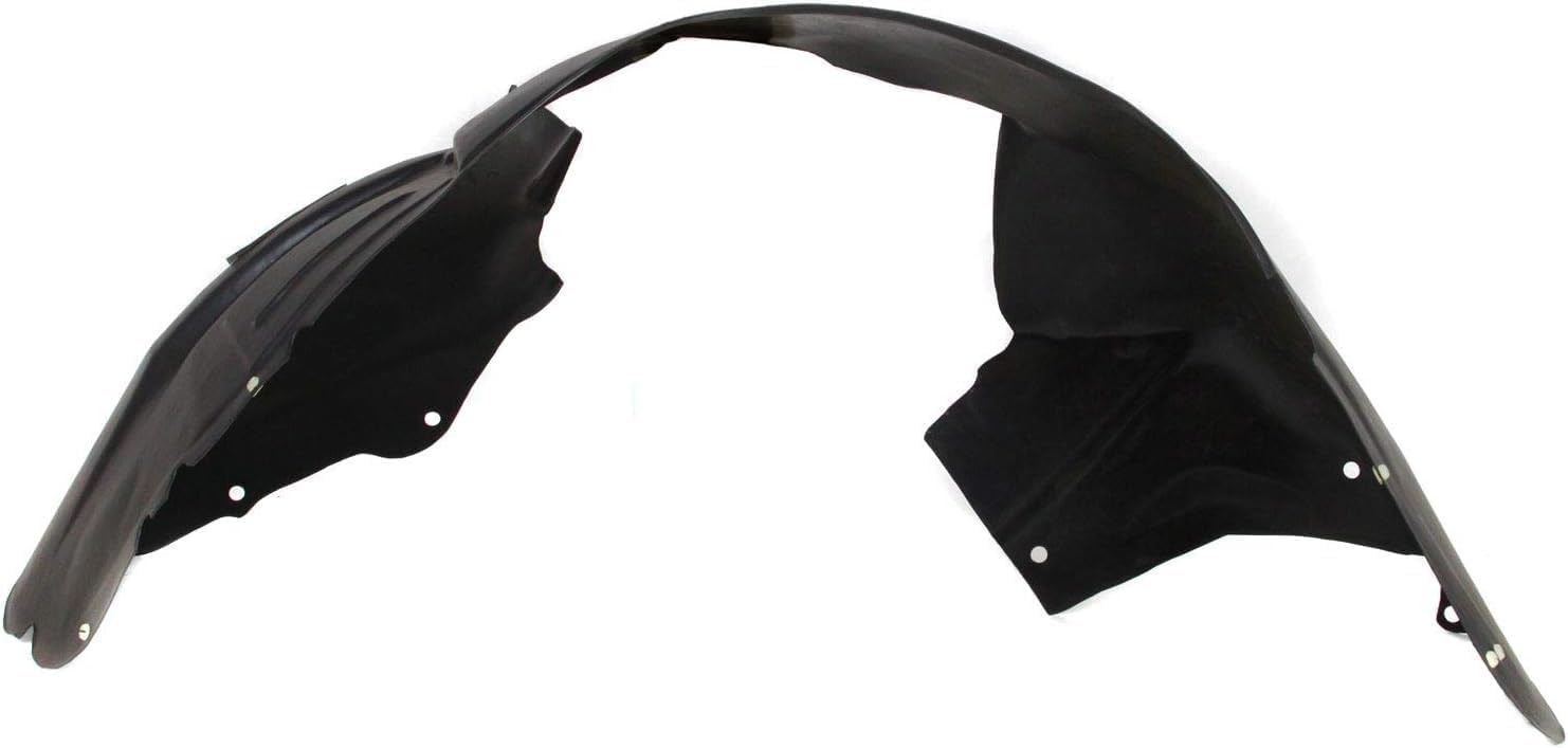 Front Fender Liner Right Passenger Side Direct Replacement Compatible With 2001-2003 Dodge Grand Caravan / 2004-2007 Chrysler Town & Country CH1249113 4857222AB