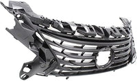 Front Grille Dark Gray Shell And Insert Plastic Direct Replacement Compatible With 2016-2018 Lexus ES300h / ES350 LX1200179 5311106850