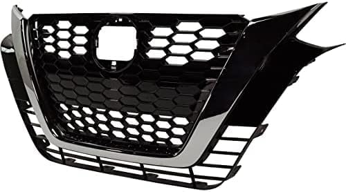 Front Grille Gloss Primed Plastic Direct Replacement Compatible With 2019-2022 Nissan Altima NI1200292 623106CG1A