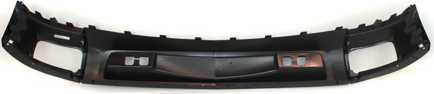 Front Bumper Primed + Lower Valance Air Deflector Textured + End Caps Left & Right Side Direct Replacement Compatible With 2009-2013 Chevrolet Silverado 1500 GM1002836 GM1092192