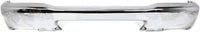 Front Bumper Chrome Styleside With Pad Holes Direct Replacement Compatible With 1998-2000 Ford Ranger FO1002346 F87Z17757BA