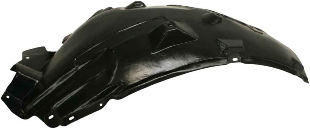 Front Fender Liner Rear Section Right Passenger Side Direct Replacement Compatible With 2007-2008 Infiniti G35 / 2009-2013 G37 IN1249107 63842JK000
