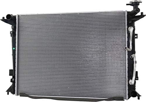 Front Radiator Aluminum Core Direct Replacement Compatible With 2013-2016 Hyundai Genesis Coupe HY3010181 253102M600