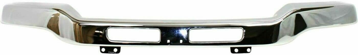 AUTOS PARTS PLUS New Front Bumper Face Bar Chrome Without Bracket Direct Replacement For GMC Sierra 1500 2500HD 3500 2003-2006 15098990 GM1002418