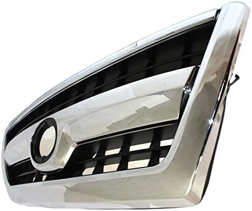 Front Grille Chrome Shell With Primed Insert Direct Replacement Compatible With 2006-2009 Toyota 4Runner TO1200299 5310035A13C0