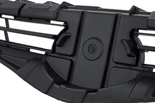 Front Grille Assembly Textured Black Shell And Insert Plastic Direct Replacement Compatible With 2011-2013 Scion tC SC1200107 5311121180