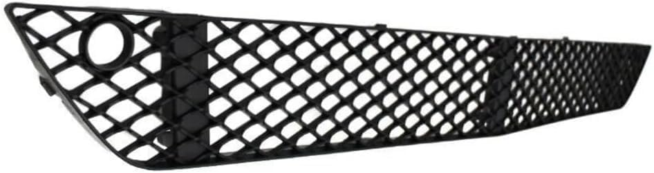 Front Bumper Center Face Bar Grille Textured Black Direct Replacement Compatible With 2007-2013 Mercedes Benz S550 / 2007-2013 S600 MB1036132 2218852322