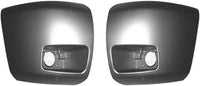 Front Bumper Chrome Steel + Lower Valance + Extension + End Caps + Brackets + Fog Lights Driver & Passenger Side Direct Replacement Compatible With 2007-2013 Chevrolet Silverado 1500