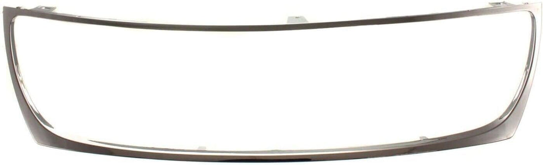 Front Bumper Center Grille Molding Chrome Plastic Direct Replacement Compatible With 2006 Lexus GS300 / 2007 GS350 LX1210101 5271130231