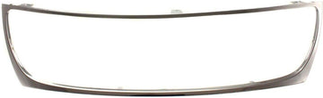 Front Bumper Center Grille Molding Chrome Plastic Direct Replacement Compatible With 2006 Lexus GS300 / 2007 GS350 LX1210101 5271130231