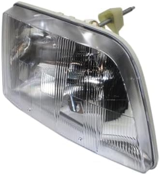 Set Of 2 Front Head Light Assembly Lens And Housing Left Driver & Right Passenger Side Direct Replacement Compatible With 1998-2011 Volvo VN-Series VO2519105 VO2518105