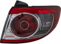 Set Of 2 Tail Light Outer Assembly Right Passenger & Left Driver Side Direct Replacement Compatible With 2010-2012 Hyundai Santa Fe HY2805117 HY2804117 924020W500 924010W500