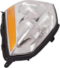 Set Of 2 Front Head Light Assembly Plastic Lens And Housing Left Driver & Right Passenger Side Direct Replacement Compatible With 2006-2011 Cadillac DTS GM2503275 GM2502275
