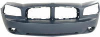 Front Bumper Cover Primed Direct Replacement Compatible With 2006-2010 Dodge Charger CH1000461 4806179AE