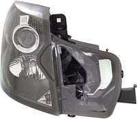 Set Of 2 Front Head Light Assembly Halogen Left Driver & Right Passenger Side Direct Replacement Compatible With 2003-2007 Cadillac CTS GM2502242 GM2503242 15826015 15826014