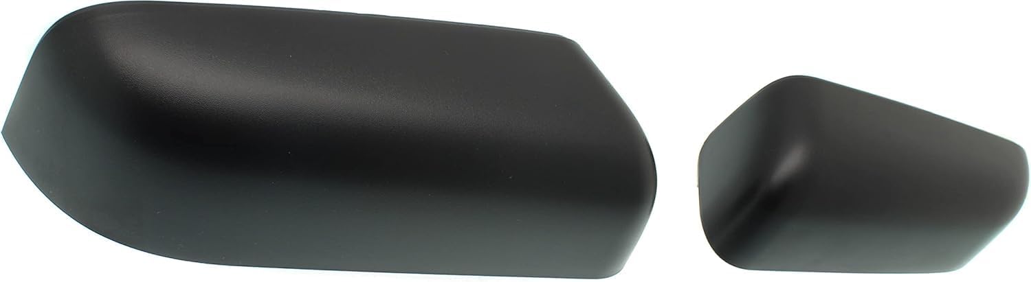 Set Of 2 Front Mirror Cover Textured Plastic Right Passenger & Left Driver Side Direct Replacement Compatible With 2009-2014 Ford F-150 9L3Z17D743AA 9L3Z17D742AA