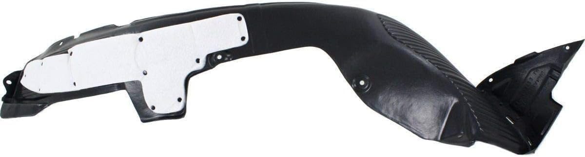 Front Fender Liner Left Driver Side Direct Replacement Compatible With 2014-2016 Kia Forte KI1248122 86811A7000