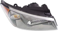 Set Of 2 Front Head Light Assembly Plastic Left Driver & Right Passenger Side Direct Replacement Compatible With 2004-2006 Kia Spectra KI2503117 KI2502117 921022F230 921012F230
