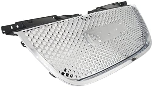 Front Grille Assembly Chrome Shell And Insert Direct Replacement Compatible With 2007-2014 GMC Yukon GM1200610 22761715