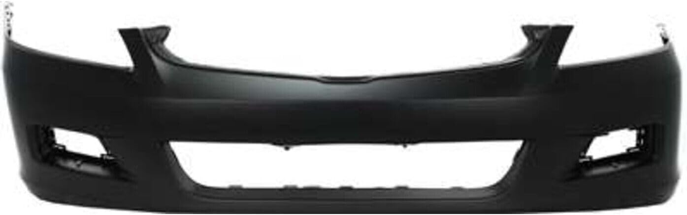Front Bumper Cover + Upper Grille Primed + Lower Textured Direct Replacement Compatible With 2006-2007 Honda Accord HO1200179 HO1036101 HO1000235 04711SDLA90ZZ 71102SDAA00