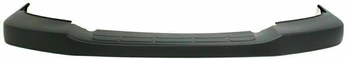 Front Bumper Chrome Steel + Upper Cover + Lower Valance Textured + Bracket Left & Right Side Direct Replacement Compatible With 2003-2017 GMC Savana/Chevrolet Express 1500 2500 3500
