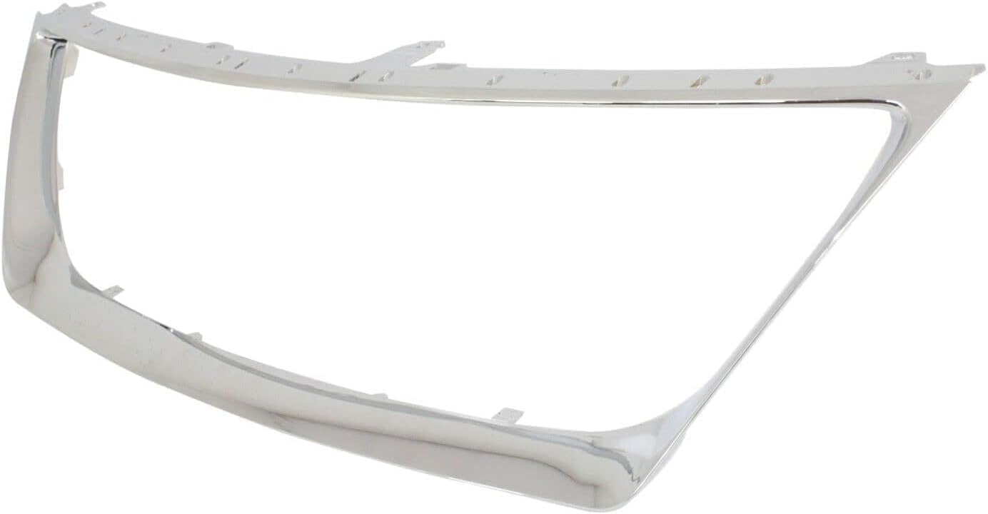 Front Grille Molding Outer Plastic Chrome Direct Replacement Compatible With 2007-2009 Lexus ES350 LX1202101 5271133080