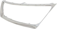 Front Grille Molding Outer Plastic Chrome Direct Replacement Compatible With 2007-2009 Lexus ES350 LX1202101 5271133080