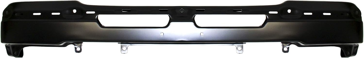 Front Bumper Primed Steel + Upper Cover + Lower Valance Textured + Set Of 4 Bracket + Fog Lamps Left & Right Side Direct Replacement Compatible With 2003-2006 Chevy Silverado 1500