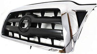 Front Grille Assembly Chrome Shell With Primed Insert Plastic Direct Replacement Compatible With 2005-2008 Toyota Tacoma TO1200268 5310004360