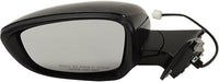 Front Power Mirror Manual Folding Non-Heated Primed Left Driver Side Direct Replacement Compatible With 2018-2022 Honda Accord HO1320328 76258TVAA02 76251TVAA01ZJ
