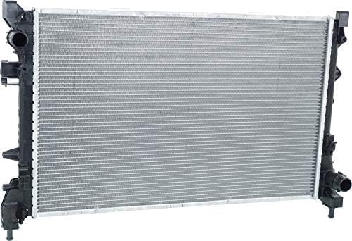 Front Radiator Aluminum Core Direct Replacement Compatible With 2012-2019 Fiat 500 FI3010100 55111352AA