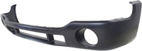 Front Bumper Chrome Steel Without Brackets + Lower Valance Primed With Fog Light Holes Direct Replacement Compatible With GMC Sierra 1500 2500HD 3500 2003-2006 GM1002418 GM1000684