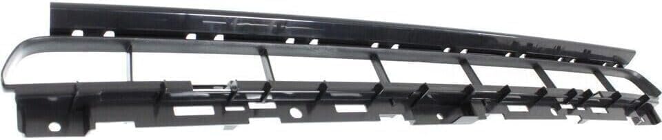 Front Bumper Center Grille Textured Plastic Direct Replacement Compatible With 2017-2018 Audi A4 / Quattro AU1036110 8W08076839B9