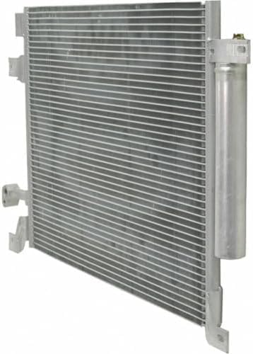 Front AC Condenser Aluminum Core Direct Replacement Compatible With 2010-2014 Ford Mustang FO3030225 AR3Z19712A