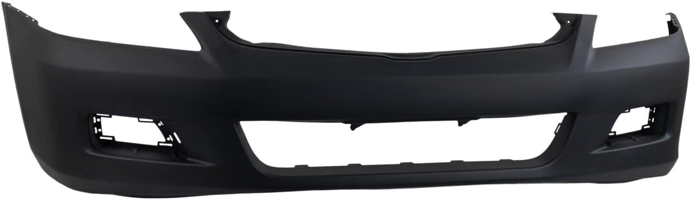 AUTOS PARTS PLUS Front Bumper Cover Primed With Fog Light Holes Direct Replacement Compatible With 2006-2007 Honda Accord HO1000235 04711SDLA90ZZ