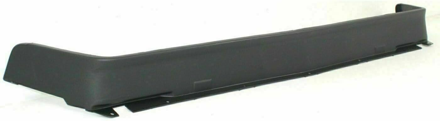 Front Bumper Chrome + Lower Valance Air Deflector + Signal Lights + Corner Lamps Lens And Housing Right & Left Side Direct Replacement Compatible With 1982-1990 GMC S15 / Chevy S10