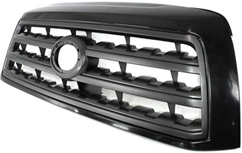 Front Grille Black Shell With Gray Insert Direct Replacement Compatible With 2008-2017 Toyota Sequoia SR5 TO1200330 531000C210C0