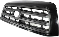 Front Grille Black Shell With Gray Insert Direct Replacement Compatible With 2008-2017 Toyota Sequoia SR5 TO1200330 531000C210C0