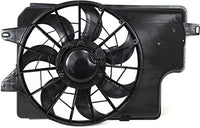 Front Radiator Cooling Fan Shroud Assembly Direct Replacement Compatible with 1994-1996 Ford Mustang FO3115129 F5ZZ8C607B