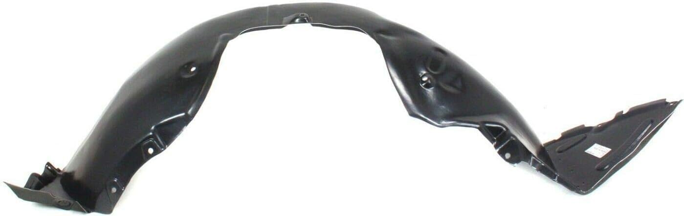 Front Fender Liner Left Driver Side Direct Replacement Compatible With 2009 Hyundai Genesis HY1248117 868113M000