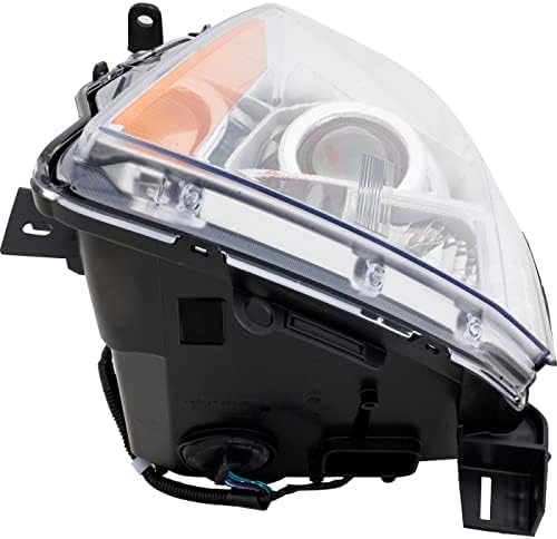 Set Of 2 Front Head Light Assembly Plastic Left Driver & Right Passenger Side Direct Replacement Compatible With 2010-2012 Cadillac SRX GM2503345 GM2502345 22853873 22853872